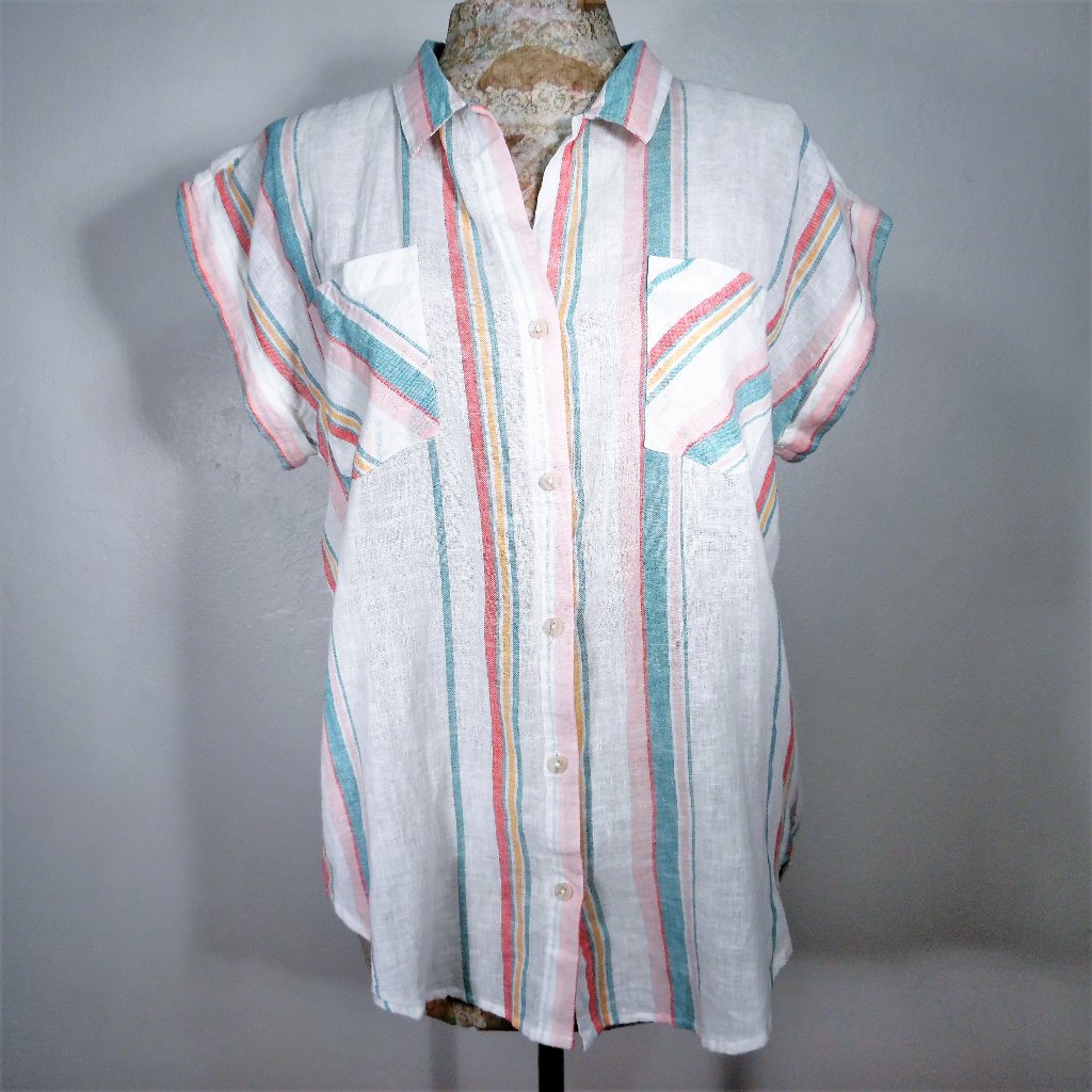 Thread & Supply Button Down, Tunic Top